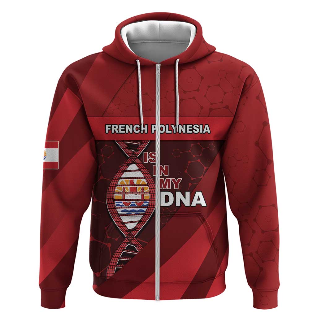 French Polynesia Is In My DNA Zip Hoodie - Polynesian Pride