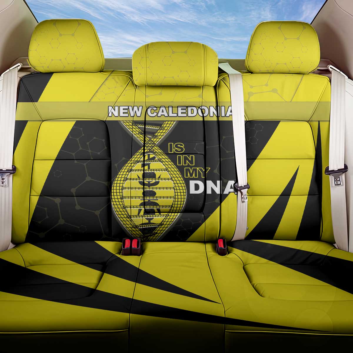 New Caledonia Is In My DNA Back Car Seat Cover - Polynesian Pride