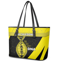 New Caledonia Is In My DNA Leather Tote Bag - Polynesian Pride
