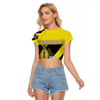 New Caledonia Is In My DNA Raglan Cropped T Shirt - Polynesian Pride