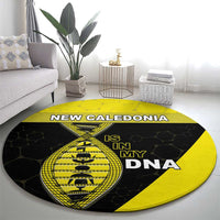 New Caledonia Is In My DNA Round Carpet - Polynesian Pride