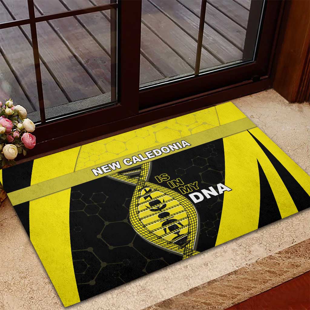 New Caledonia Is In My DNA Rubber Doormat - Polynesian Pride