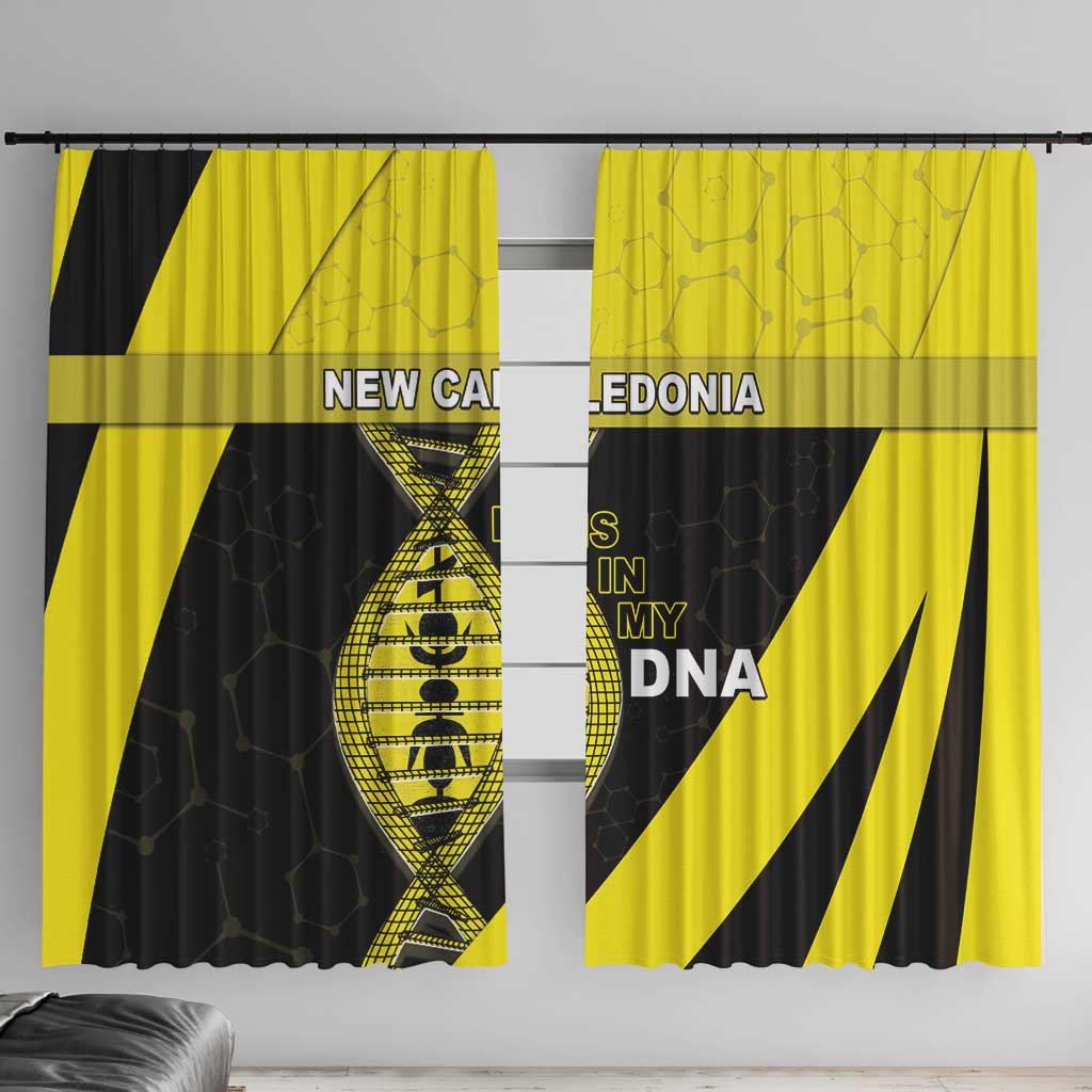 New Caledonia Is In My DNA Window Curtain - Polynesian Pride