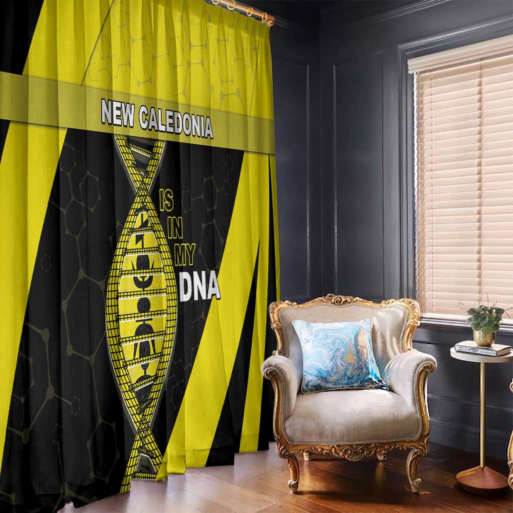 New Caledonia Is In My DNA Window Curtain - Polynesian Pride