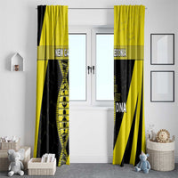 New Caledonia Is In My DNA Window Curtain - Polynesian Pride