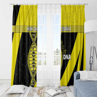 New Caledonia Is In My DNA Window Curtain - Polynesian Pride