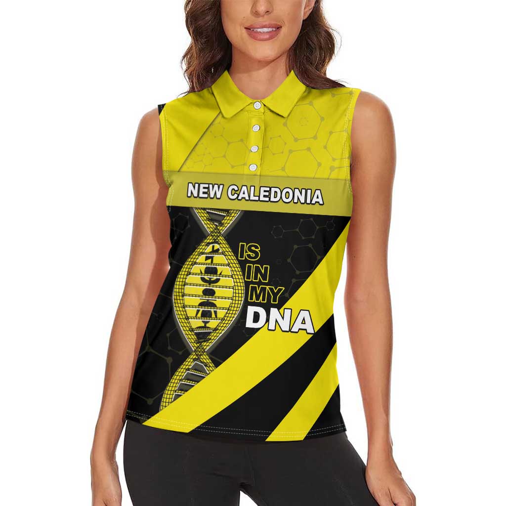 New Caledonia Is In My DNA Women Sleeveless Polo Shirt - Polynesian Pride