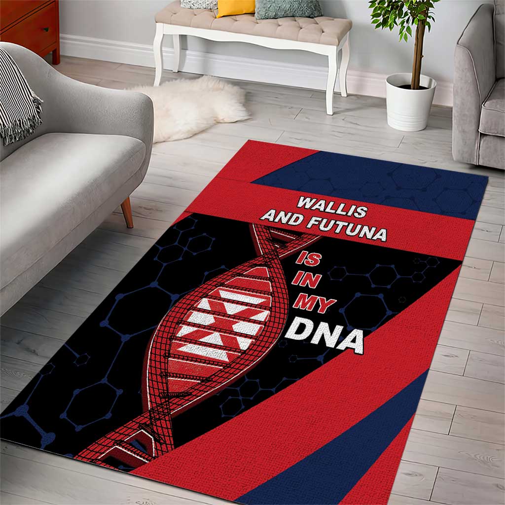 Wallis And Futuna Is In My DNA Area Rug - Polynesian Pride