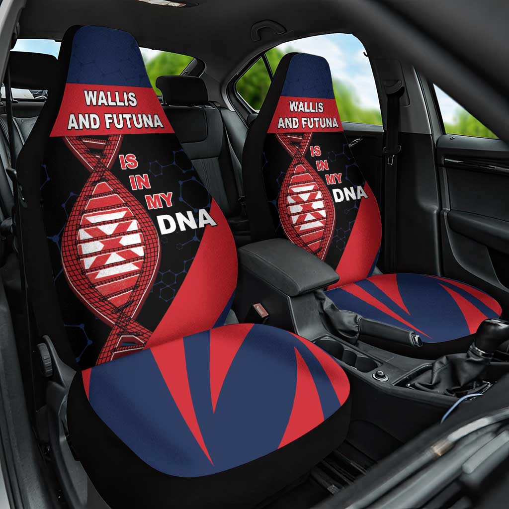 Wallis And Futuna Is In My DNA Car Seat Cover - Polynesian Pride