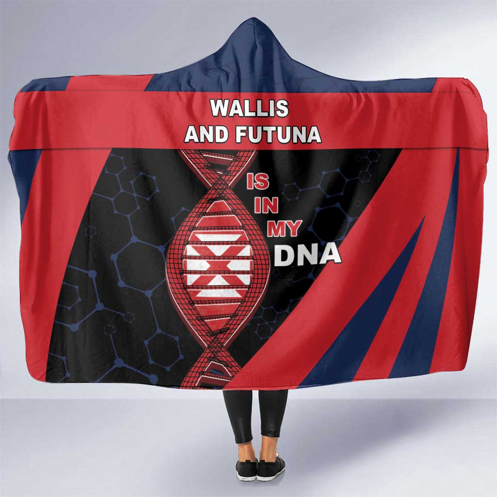 Wallis And Futuna Is In My DNA Hooded Blanket - Polynesian Pride