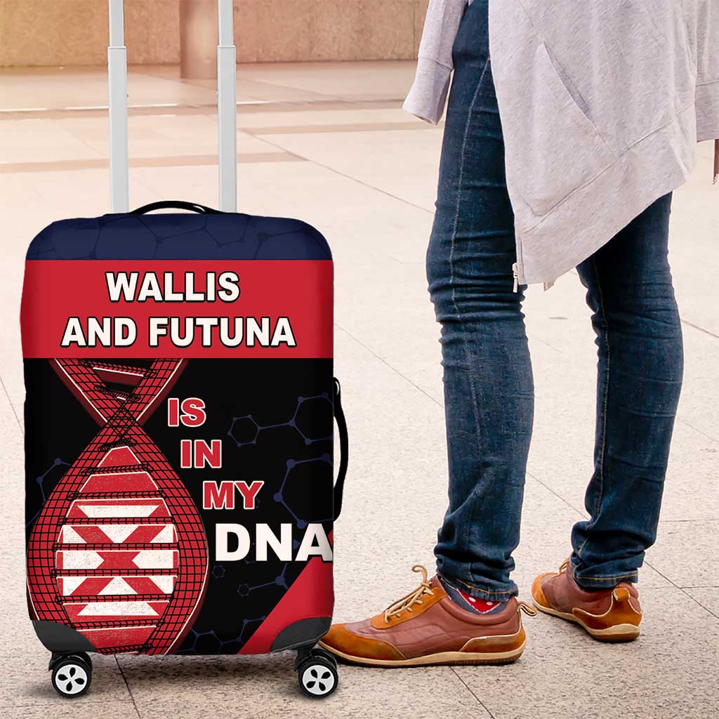 Wallis And Futuna Is In My DNA Luggage Cover - Polynesian Pride