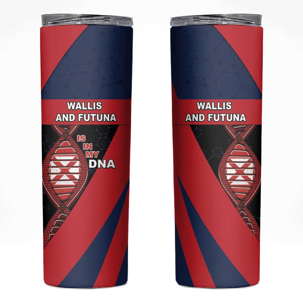 Wallis And Futuna Is In My DNA Skinny Tumbler - Polynesian Pride