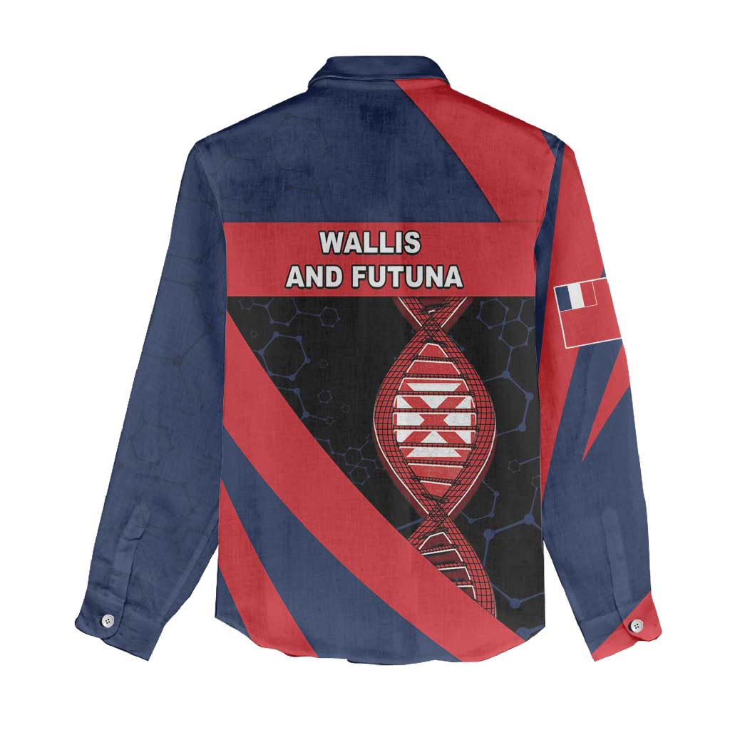 Wallis And Futuna Is In My DNA Women Casual Shirt - Polynesian Pride