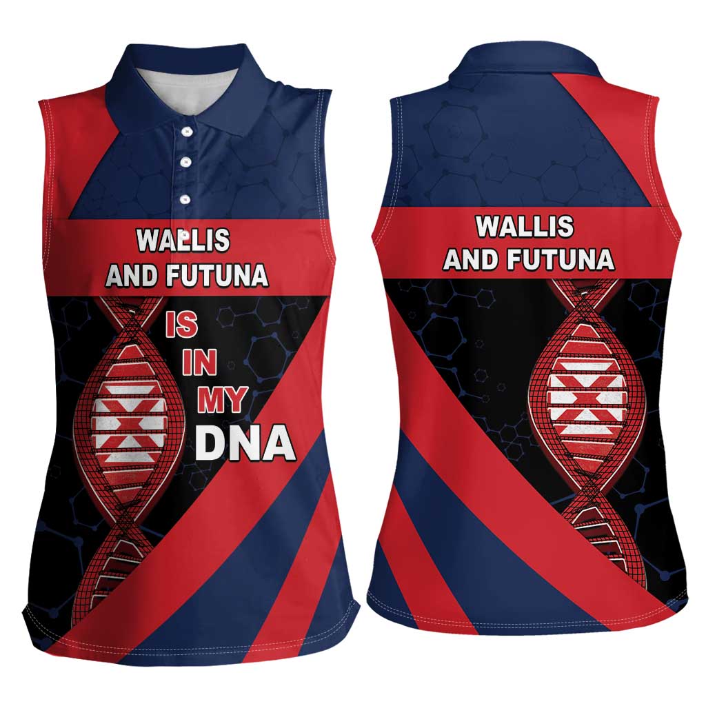 Wallis And Futuna Is In My DNA Women Sleeveless Polo Shirt - Polynesian Pride