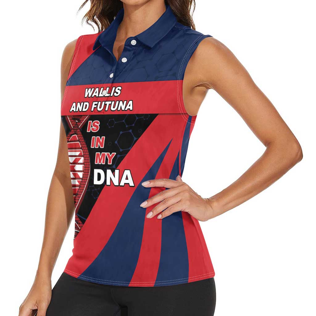 Wallis And Futuna Is In My DNA Women Sleeveless Polo Shirt - Polynesian Pride