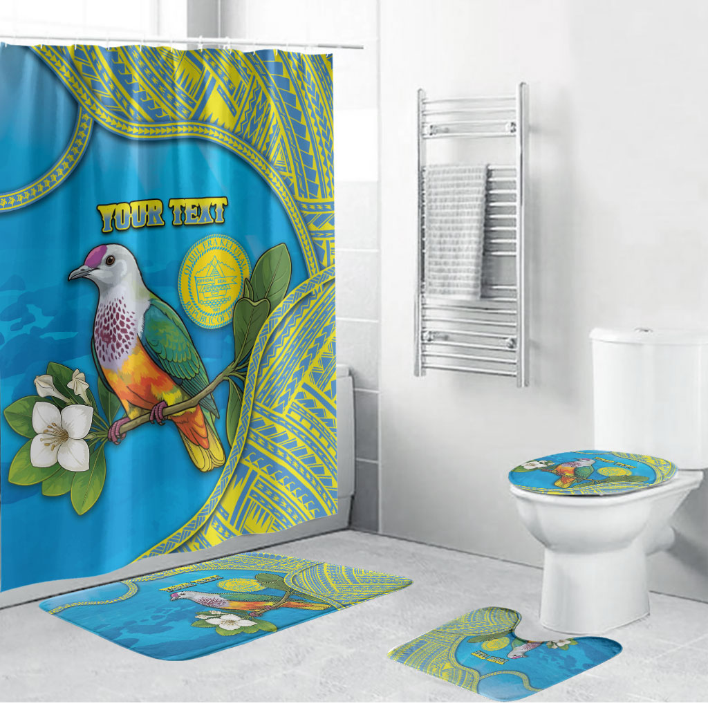 Personalised Palau Biib Bird Bathroom Set Rur Flower And Rock Islands Patterns