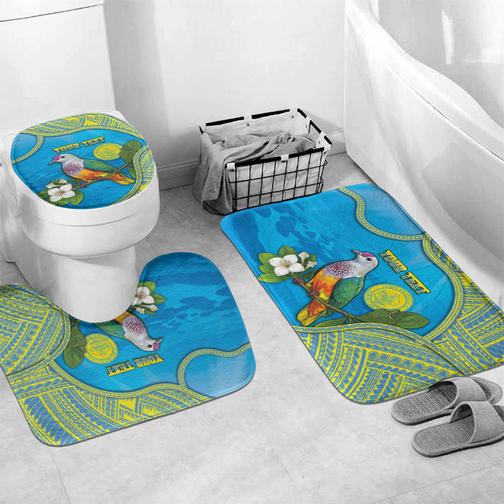 Personalised Palau Biib Bird Bathroom Set Rur Flower And Rock Islands Patterns