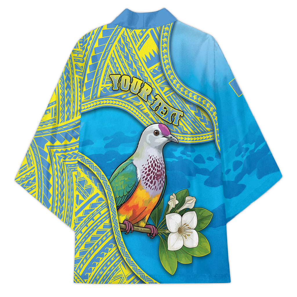 Personalised Palau Biib Bird Kimono Rur Flower And Rock Islands Patterns