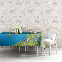 Personalised Palau Biib Bird Tablecloth Rur Flower And Rock Islands Patterns