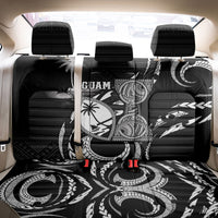 Guam Liberation Day Back Car Seat Cover Black White Latte Stone Tribal Patterns