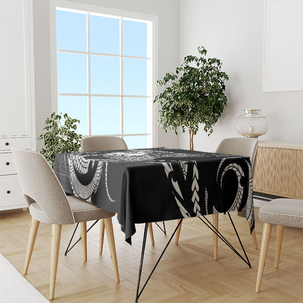 Guam Liberation Day Tablecloth Black White Latte Stone Tribal Patterns
