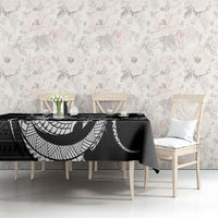 Guam Liberation Day Tablecloth Black White Latte Stone Tribal Patterns