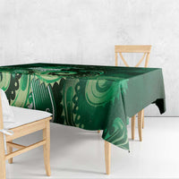 New Zealand Matariki Tablecloth Maori Tui Bird Green Galaxy