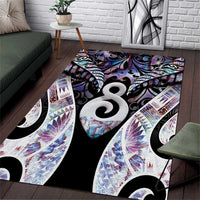 New Zealand Aotearoa Area Rug Pikorua Single Twist Pink Paua Shell