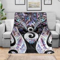 New Zealand Aotearoa Blanket Pikorua Single Twist Pink Paua Shell