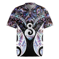 New Zealand Aotearoa Rugby Jersey Pikorua Single Twist Pink Paua Shell