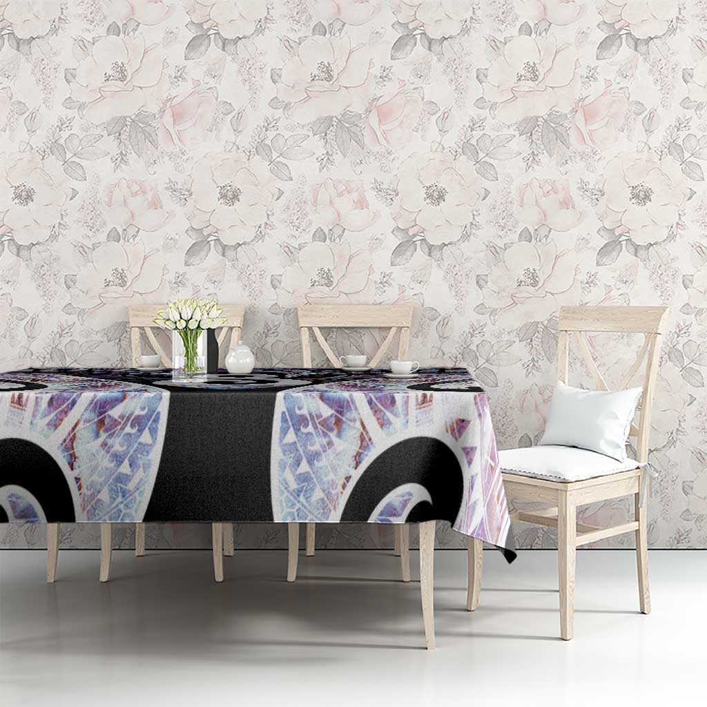 New Zealand Aotearoa Tablecloth Pikorua Single Twist Pink Paua Shell