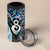 New Zealand Aotearoa 4 in 1 Can Cooler Tumbler Pikorua Single Twist Green Paua Shell