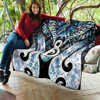 New Zealand Aotearoa Quilt Pikorua Single Twist Green Paua Shell