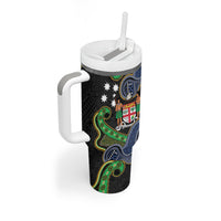 South Sea Islanders And Fiji Tumbler With Handle Fijian Coat Of Arms And Southern Cross DT05 - Polynesian Pride