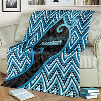 Aotearoa Atua Ranginui Blanket Maori Sky Father Koru Patterns