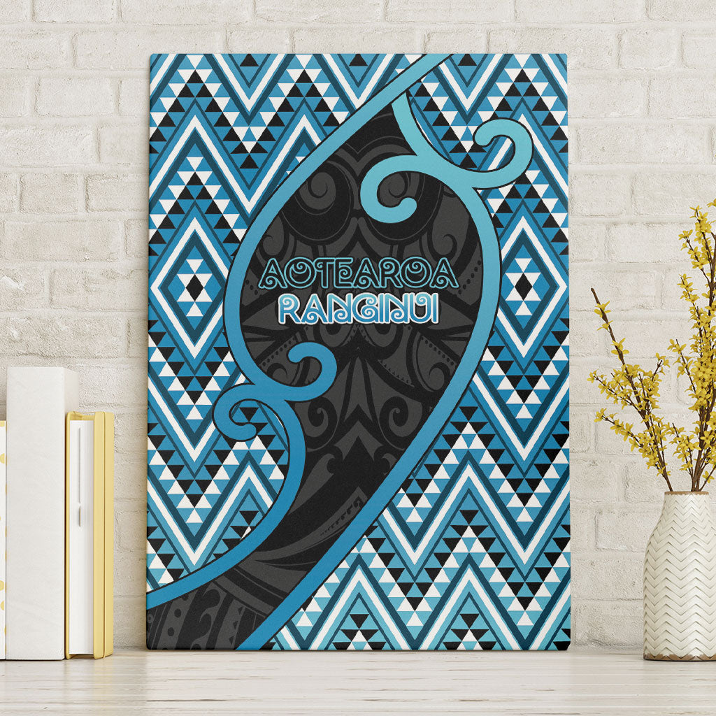 Aotearoa Atua Ranginui Canvas Wall Art Maori Sky Father Koru Patterns