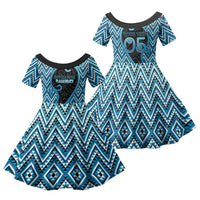 Custom Aotearoa Atua Ranginui Family Matching Mermaid Dress and Hawaiian Shirt Maori Sky Father Koru Patterns
