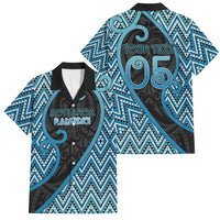 Custom Aotearoa Atua Ranginui Family Matching Off Shoulder Short Dress and Hawaiian Shirt Maori Sky Father Koru Patterns