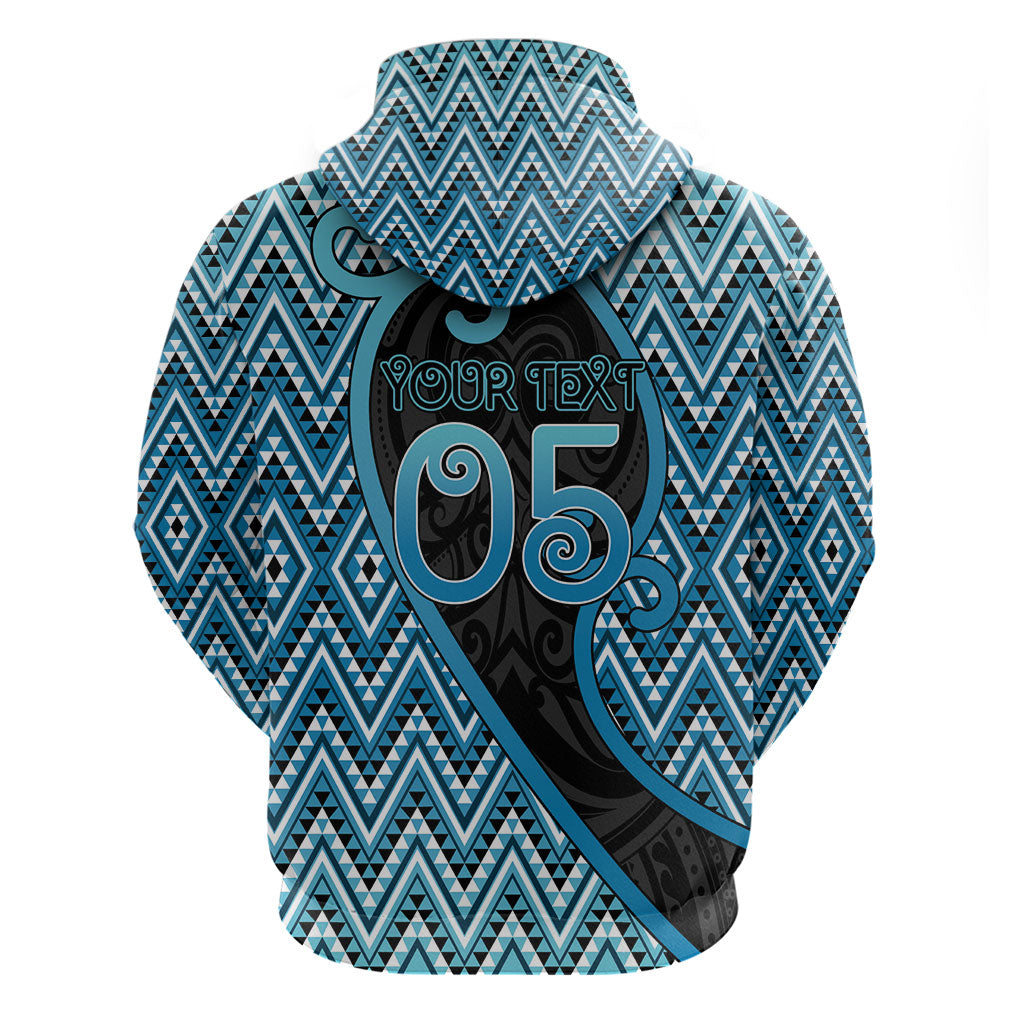Custom Aotearoa Atua Ranginui Hoodie Maori Sky Father Koru Patterns