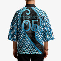 Custom Aotearoa Atua Ranginui Kimono Maori Sky Father Koru Patterns