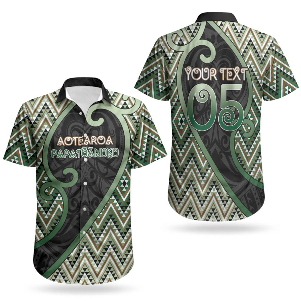 Custom Aotearoa Atua Papatuanuku Couples Matching Tank Maxi Dress and Hawaiian Shirt Earth Mother Father Koru Patterns