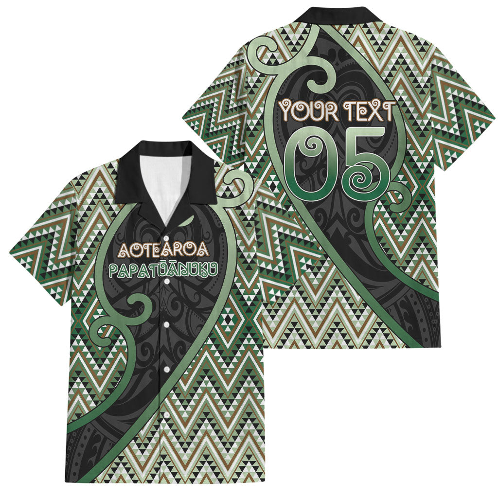 Custom Aotearoa Atua Papatuanuku Family Matching Mermaid Dress and Hawaiian Shirt Earth Mother Father Koru Patterns