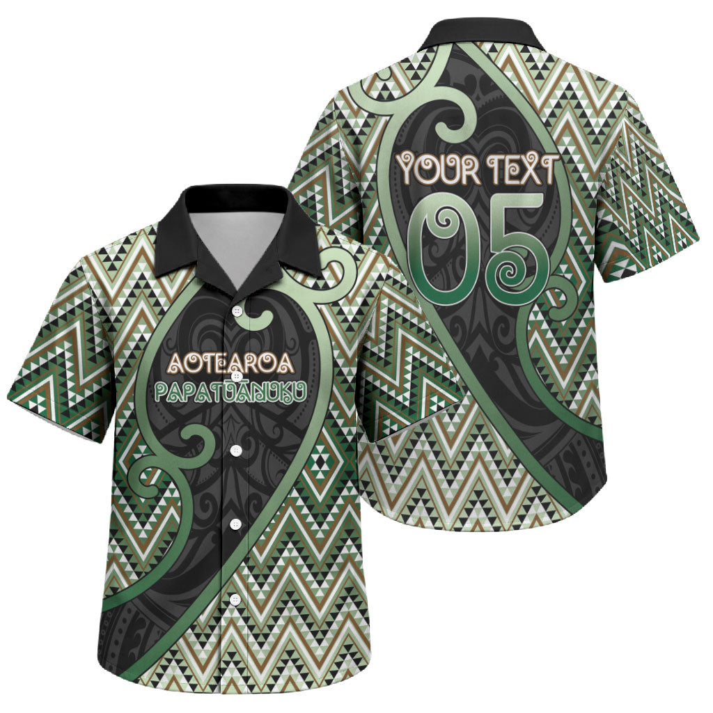 Custom Aotearoa Atua Papatuanuku Family Matching Off Shoulder Maxi Dress and Hawaiian Shirt Earth Mother Father Koru Patterns