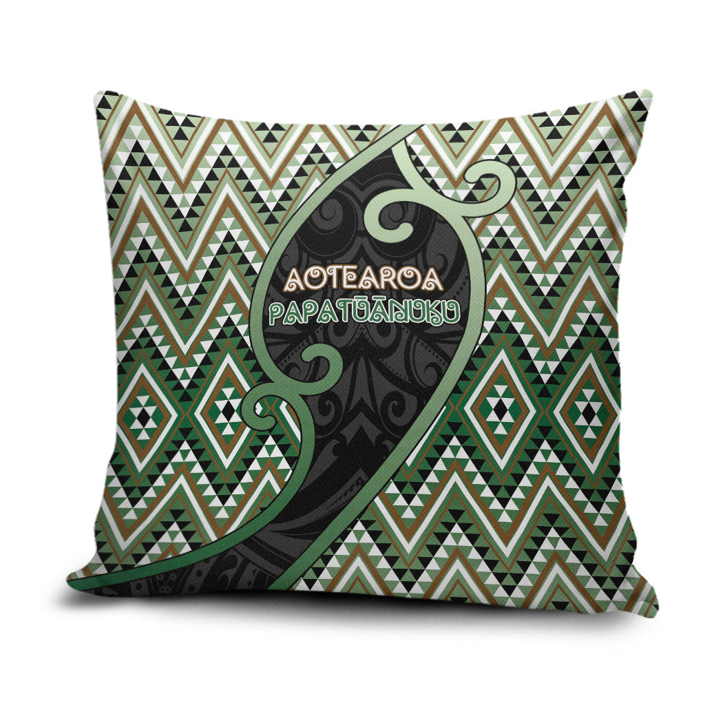 Aotearoa Atua Papatuanuku Pillow Cover Earth Mother Father Koru Patterns