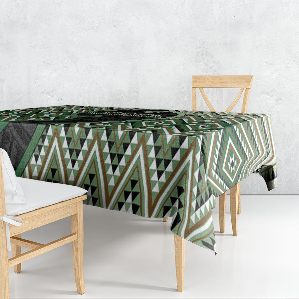 Aotearoa Atua Papatuanuku Tablecloth Earth Mother Father Koru Patterns