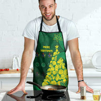 Cook Islands Christmas Apron Seashell Xmas Tree Tribal Waves - Polynesian Pride