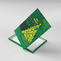 Cook Islands Christmas Canvas Wall Art Seashell Xmas Tree Tribal Waves - Polynesian Pride