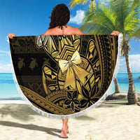 Niue Christmas Beach Blanket Niuean Crab Xmas Tribal Waves - Polynesian Pride