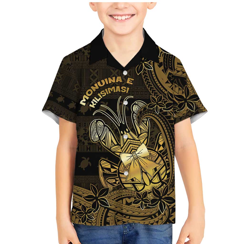 Niue Christmas Family Matching Mermaid Dress and Hawaiian Shirt Niuean Crab Xmas Tribal Waves - Polynesian Pride