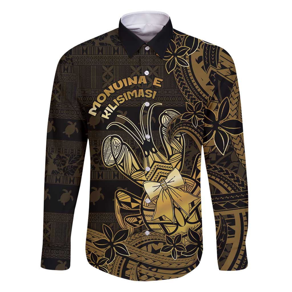 Niue Christmas Family Matching Off Shoulder Short Dress and Hawaiian Shirt Niuean Crab Xmas Tribal Waves - Polynesian Pride